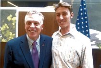 Gov McAuliffe and Mayor Harbaugh